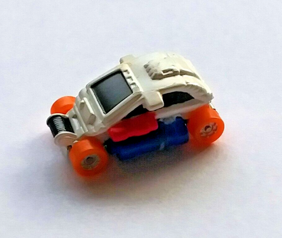Primary image for Micro Futuristic Moon Buggy Rover Hot Wheels Silver Blu Orange Never Played With