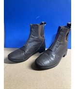 Saxon Kids Equestrian Riding Leather Boots Size 4 - $14.36
