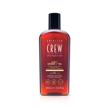 American Crew 3-In-1 Ginger + Tea Shampoo Conditioner Body Wash 15.2oz 4... - $22.73