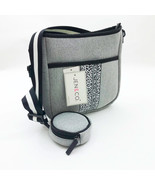 Jen &amp; Co. DRU Cheetah Bag in a Bag Neoprene Crossbody Gray - €24,47 EUR