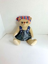 Fiesta Plush Stuffed Animal Toy Bear with Dress #1033-3e 14 in Tall - £8.69 GBP