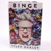 SIGNED Binge By Tyler Oakley Hardcover Book With Dust Jacket 2015 Copy English - $11.64