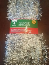 Christmas house Silver Garland 50 feet upc 639277562845 - $13.37