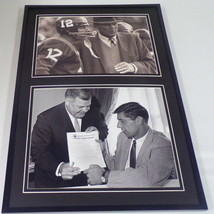 Joe Namath w/ Bear Bryant &amp; Weeb Ewbank Framed 12x18 Photo Display Alabama Jets - £54.36 GBP