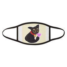 Black Kitty Mixed-Fabric Face Mask - £8.78 GBP+