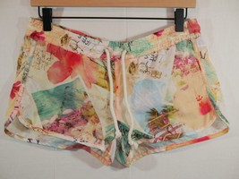 Aeropostale Life&#39;s a Beach Floral Pull On Draw String Shorts - £11.95 GBP