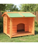  Dog Kennel Brown Solid Pine Wood Large Water-resistant materials - €229,00 EUR