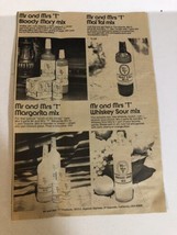 1975 Mr &amp; Mrs T Drink Mixers Vintage Print Ad Advertisement pa19 - £6.68 GBP