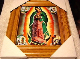 GUADALUPE 11X13 MDF FRAMED PICTURE POSTER #4 ( WOOD LOOK FRAME ) - $28.05