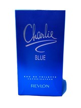 CHARLIE Perfume Revlon Blue Women 3.4 oz 3.3 EDT New in Box 100 ml spray Natural - £11.55 GBP