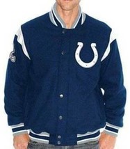 Mens Jacket G-III NFL Football Indianapolis Colts Wool Blend Varsity $250-sz 2XL - £102.87 GBP