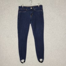 GAP 1969 Women&#39;s Legging Jeans Jegging Stirrup Dark Wash Mid Rise 30 10R - £10.39 GBP