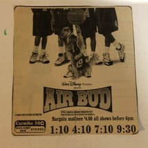 Disney Air Bud Vintage Movie Print Ad Michael Jeter TPA23 - £4.66 GBP