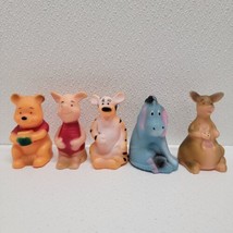 Vintage Lot of 5 Disney Winnie the Pooh Tigger Kanga Squeak Toys Sears Roebuck  - £36.11 GBP