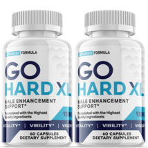 Go Hard XL - Male Virility - 2 Bottles - 120 Capsules - $51.00