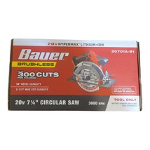 BAUER 20V Brushless Cordless 7-1/4 in Circular Saw Tool Only SKU: 59281 NIB - £47.43 GBP