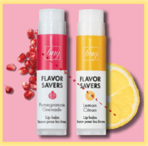Make Up Lip Balm Flavor Savers Pomegranate &amp; Lemon Citron Lip Balm~2 NEW... - $5.83