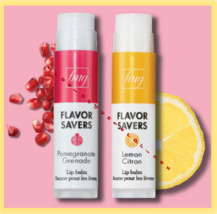 Make Up Lip Balm Flavor Savers Pomegranate &amp; Lemon Citron Lip Balm~2 NEW... - £4.56 GBP