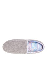 Dearfoams Women Slip On Slippers Gray gel memory foam inside outside Sz 11/12 - £12.63 GBP