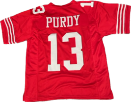 New Unsigned Custom Stitched &amp; Sewn Brock Purdy #13 49ers Jersey  - £51.19 GBP+