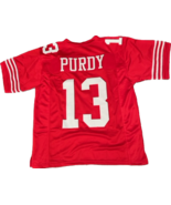 New Unsigned Custom Stitched &amp; Sewn Brock Purdy #13 49ers Jersey  - £51.12 GBP+