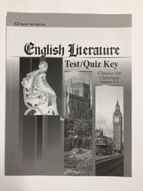 A Beka Book English Literature Teacher Test/Quiz Key Vol. 5, 6 Grade 12 - £2.99 GBP