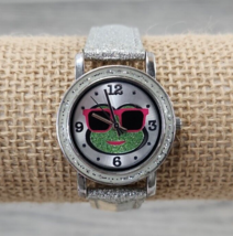 Accutime S464 Silver Signapore Movement Glitter Sparkle Frog Watch - $8.79