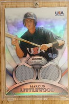 2010 Bowman Sterling USA Baseball Card Relics Marcus Littlewood USAR-6 R... - £8.54 GBP