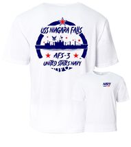 USS NIAGARA FALLS AFS-3  Performance T-Shirt.  US NAVY - €18,16 EUR+