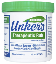 Unkers Therapeutic Rub for Joint Pain Sore Muscles Burn Cream or Calm Your Co - £29.50 GBP