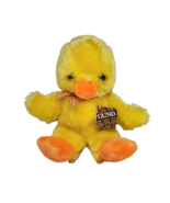 VINTAGE 1976 GUND # 5230 FLUFFY SUNSHINE YELLOW DUCK STUFFED ANIMAL PLUS... - $56.05