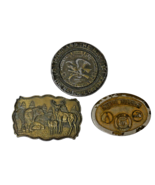 Belt Buckle Lot - NRA National Defense Arms and the Man Bear Deer Buck D... - €33,67 EUR