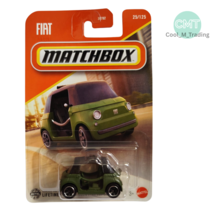 Matchbox 2025 Fiat Topolino Army Green 25/125 Mainline Diecast Car New - $13.86