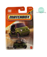 Matchbox 2025 Fiat Topolino Army Green 25/125 Mainline Diecast Car New - $13.86