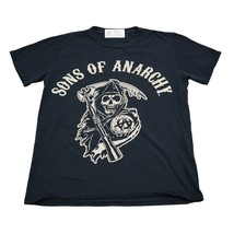 Sons of Anarchy Shirt Mens M Black Short Sleeve Crew Neck Graphic Print Tee - £18.02 GBP