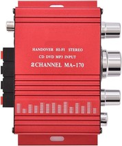 12V Dual Channel Mini Audio Amp Portable Power Hifi Stereo Power Amplifi... - $30.95