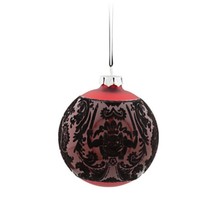 Disney The Haunted Mansion Glass Ball Christmas Ornament - Red - £31.13 GBP