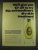 1966 Jergens Extra Dry Skin Formula Lotion Ad - We&#39;ll give you 10 off to try  - £14.48 GBP