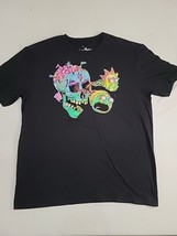 Rick &amp; Morty Unisex Size L Black Graphic Tee Shirt Rick &amp; Morty Brand - $19.68