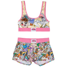 Looney Tunes Hip Hop Cast Sports Bra and Boy Short Panty Set Multi-Color - £23.90 GBP