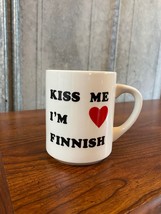 Vintage “Kiss Me I’m Finnish” Coffee Mug - £12.78 GBP