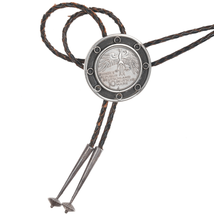 Vintage Modernist Silver German Deutsche Mark Bolo tie - $267.30