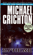 Sphere by Michael Crichton / 1990 Science Fiction Thriller - £0.88 GBP