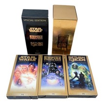 Star Wars Trilogy VHS Boxset  Special Edition New Hope Empire Return Jed... - $29.69