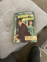 Marked For Murder A Mike Shayne Mystery Dell 503 Brett Halliday vintage - £6.79 GBP