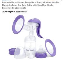Lansinoh Manual Breast Pump 2 Phase Technology New  - $29.58