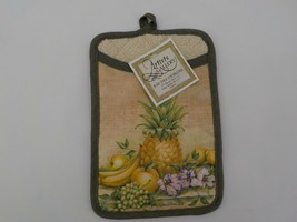 ARTISTS GALLERY PINEAPPLE POTHOLDER THICK LINING COOKING GLOVE KAY DEE D... - £7.89 GBP
