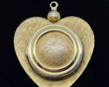 Vtg. Enzo Incabloc Heart Pendant Mechanical Watch 17 Jewel Tested up-sid... - $52.46