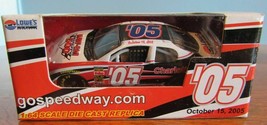 NASCAR Lowe’s motor speedway OCTOBE 2005 CHARLETTE 500 die cast car 1:64... - £10.79 GBP