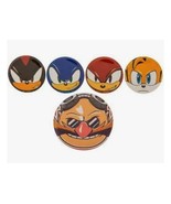 Sonic The hedgehog 1” W 1.5 Inch button pins Tails Knuckles Shadow - $220.28 MXN